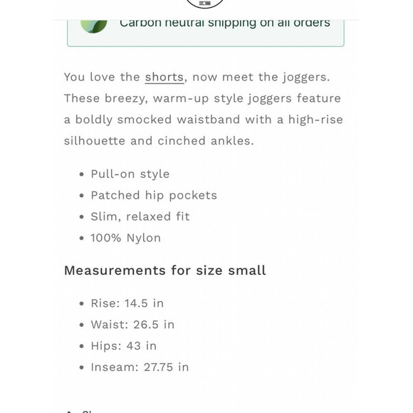 Free People The Way Home Joggers / S- Medium - Picture 15 of 15